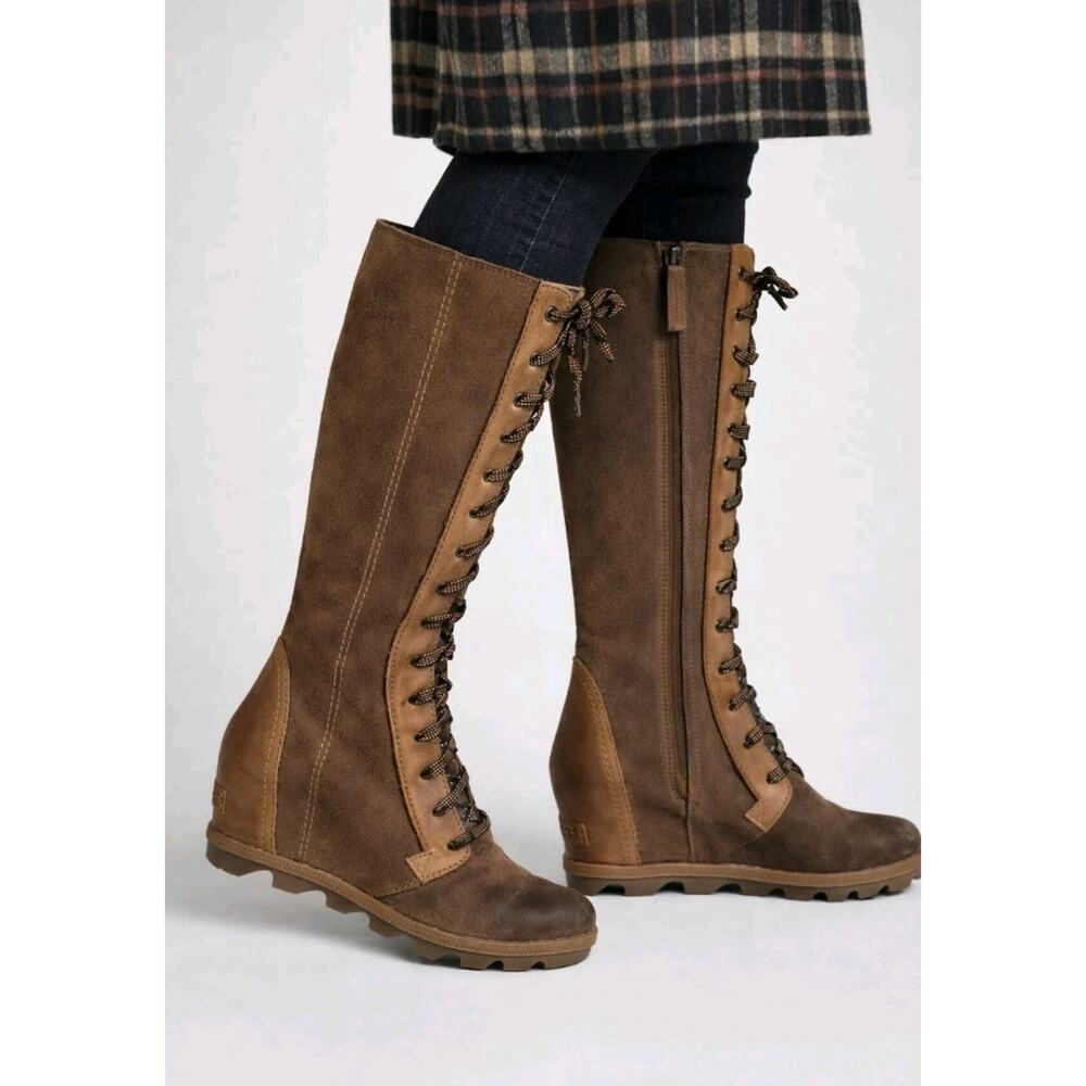 Sorel Joan Of Arctic Wedge II Tall Boots 7.5 Brown
